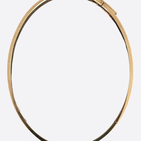 Hermes Yellow Gold & Diamond H d'Ancre Bracelet - Picture 4 of 6